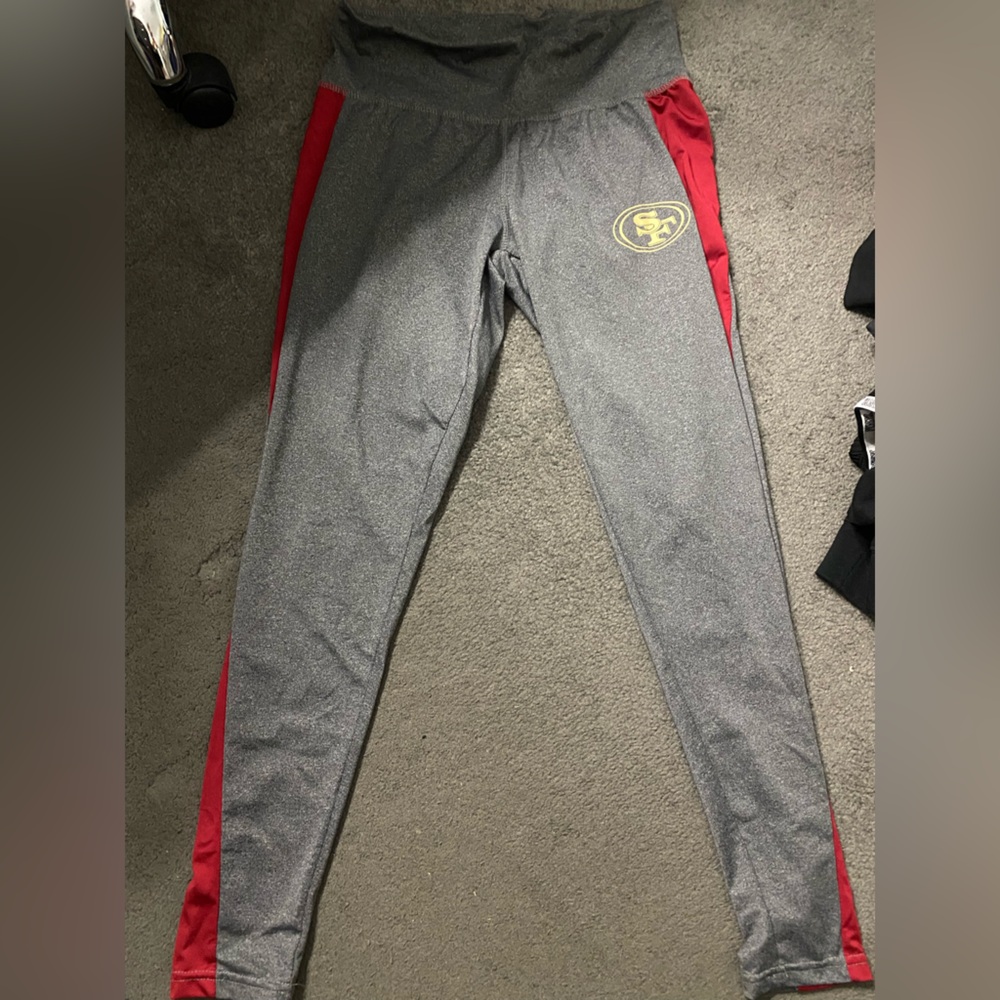 49’ers Gray and Red Athletic Pants